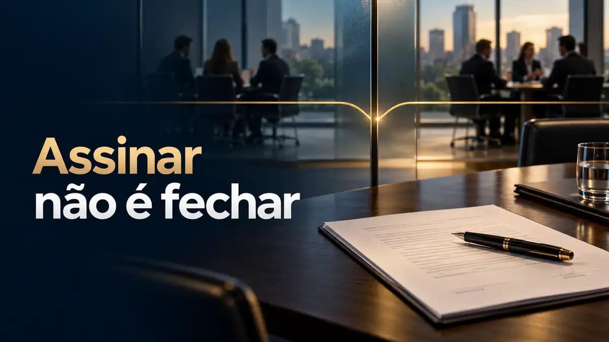 Aquisição de empresa: por que assinar não significa fechar