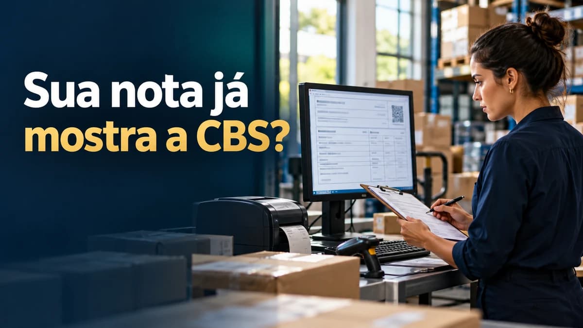 CBS nas notas: sua empresa já está preparada?