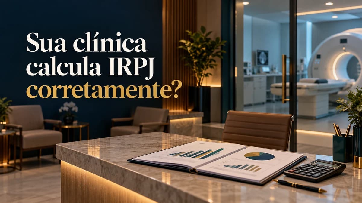 Clínicas no lucro presumido: quando o IRPJ pode usar base menor?