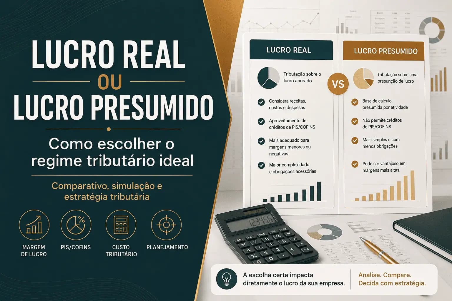 Lucro Real ou Lucro Presumido: Como Escolher o Regime Tributário Ideal
